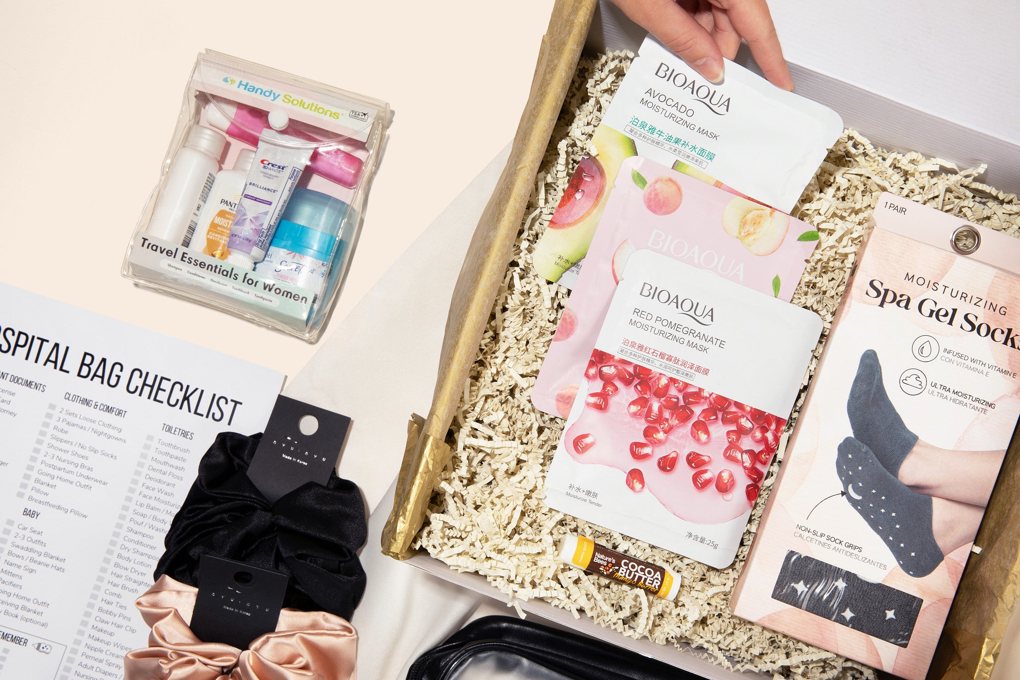 Third Trimester Box- Hospital Bag Essentials Gift Set – Thoughtfully Curated for Moms-to-Be