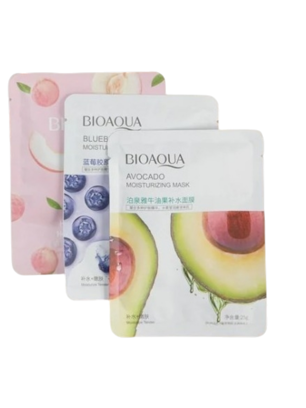 Bioaqua Assorted Moisturising Masks (3-Pack)