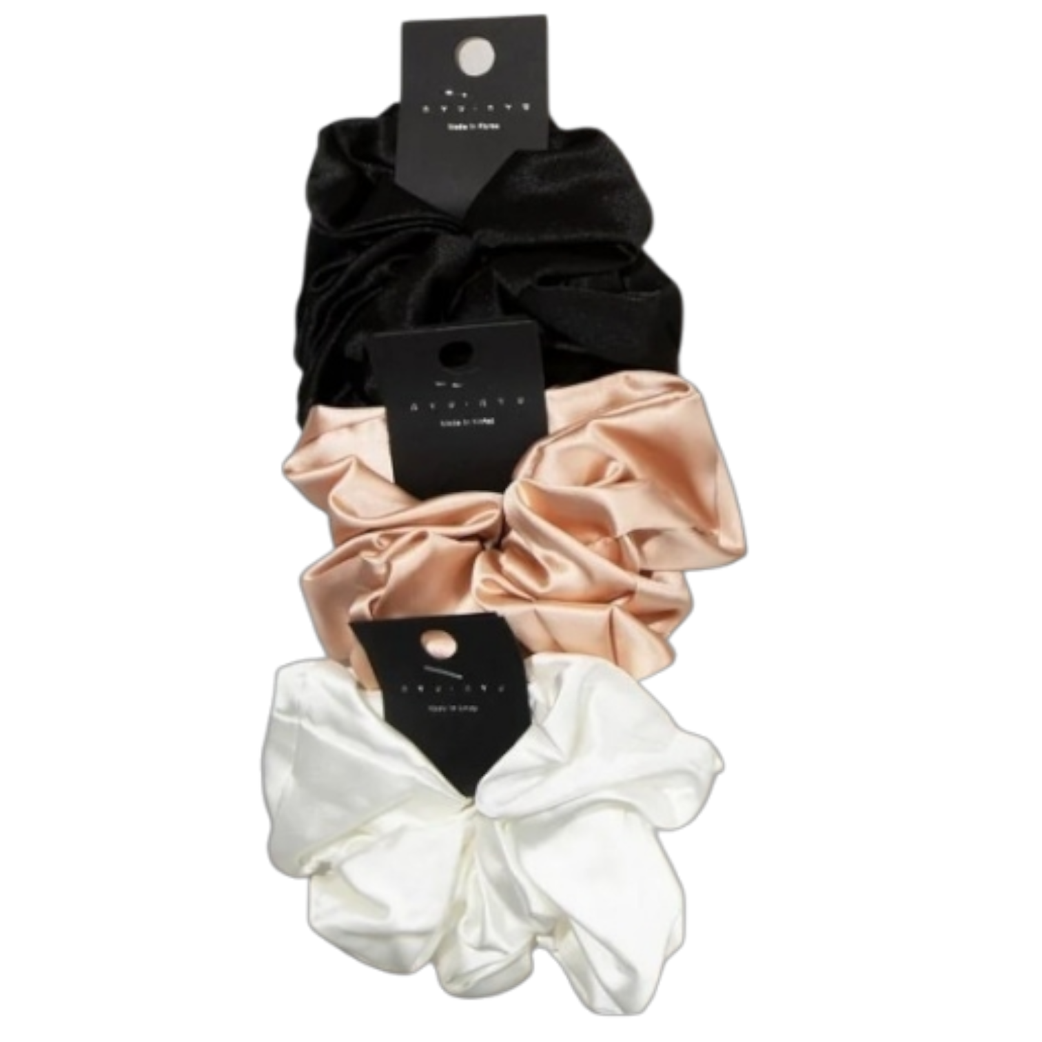 Satin Scrunchies – Neutral Tones