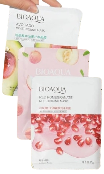 Bioaqua Assorted Moisturising Masks (3-Pack)